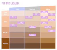 Foundation Fit Me Liquid 115 Ivory, LSF 18, 30 ml MAYBELLINE NEW YORK