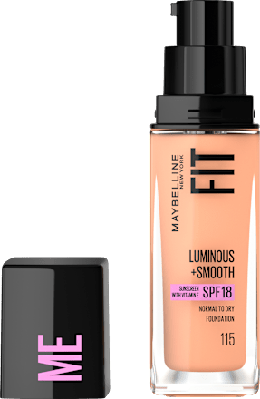 Foundation Fit Me Liquid 115 Ivory, LSF 18, 30 ml MAYBELLINE NEW YORK
