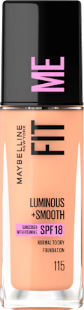 Foundation Fit Me Liquid 115 Ivory, LSF 18, 30 ml MAYBELLINE NEW YORK