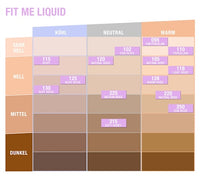 Foundation Fit Me Liquid, LSF 18, 120 Classic Ivory, 30 ml MAYBELLINE NEW YORK