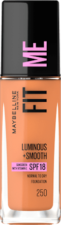 Foundation Fit Me Liquid, LSF 18, 250 Sun Beige, 30 ml MAYBELLINE NEW YORK