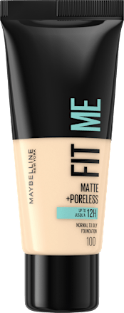 Foundation Fit Me Matte & Poreless 100 Warm Ivory, 30 ml