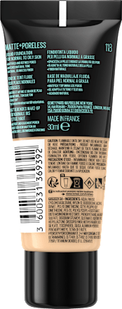 Foundation Fit Me Matte & Poreless 118 Nude, 30 ml