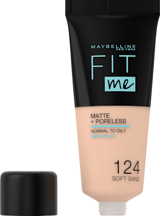 Foundation Fit Me Matte & Poreless 124 Soft Sand, 30 ml