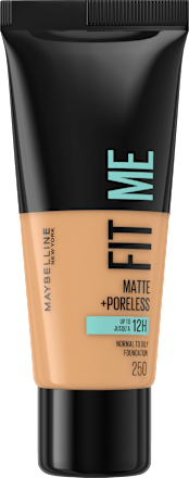 Foundation Fit Me Matte & Poreless 250 Sun Beige, 30 ml
