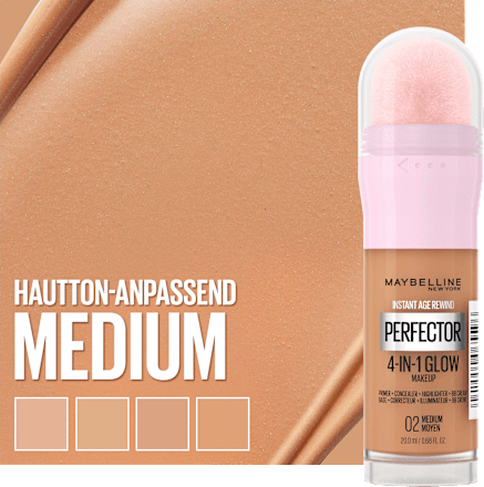 Foundation Instant Perfector Glow 4in1, 02 Medium, 20 ml