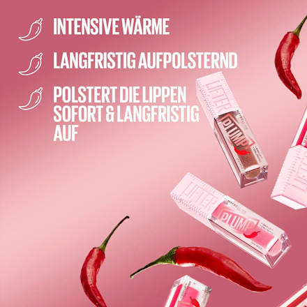 Lipgloss Lifter Plump 006 Hot Chili, 5,4 ml