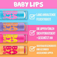 Lippenbalsam Babylips Pink Punch LSF 20, 4,8 g