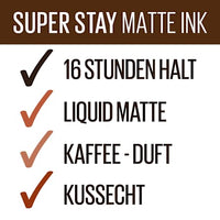 Lippenstift Super Stay Matte Ink 260 Hazelnut Hypnotizer, 5 ml MAYBELLINE NEW YORK