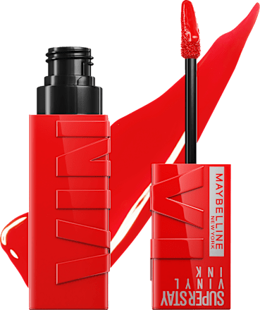 Lippenstift Super Stay Vinyl Ink 25 Red-Hot, 4,2 ml