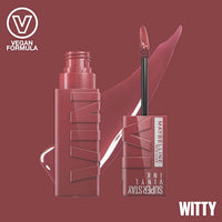 Lipstick Super Stay Vinyl Ink 40 Witty, 4,2 ml