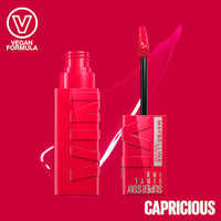 Lippenstift Super Stay Vinyl Ink 45 Capricious, 4,2 ml MAYBELLINE NEW YORK