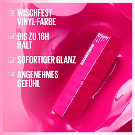 Lippenstift Super Stay Vinyl Ink Pink 170 Mashup Unafraid, 4,2 ml