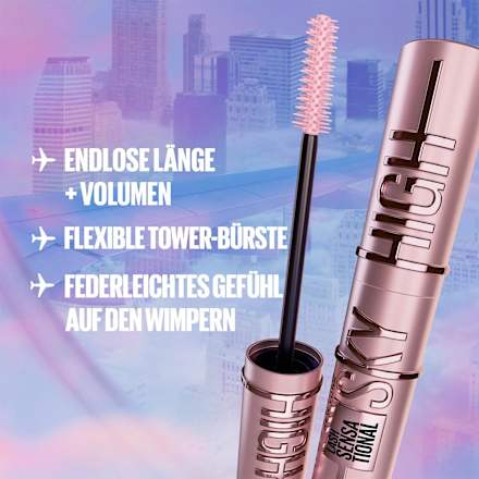 Mascara Lash Sensational Sky High Air Pink, 7,2 ml MAYBELLINE NEW YORK