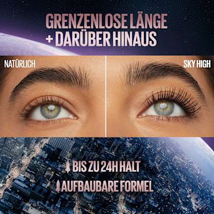 Mascara Lash Sensational Sky High Gold Glitzer, 7,5 ml