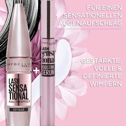 Mascara Lash Sensational Voller-Wimpern-Fächer 01 Very Black, 9,5 ml