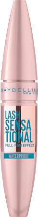 Mascara Lash Sensational Voller-Wimpern-Fächer Waterproof Very Black, 9,5 ml