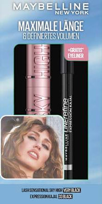 Mascara Set Sky High Very Black & gratis Expression Kajal 33 Black, 1 St