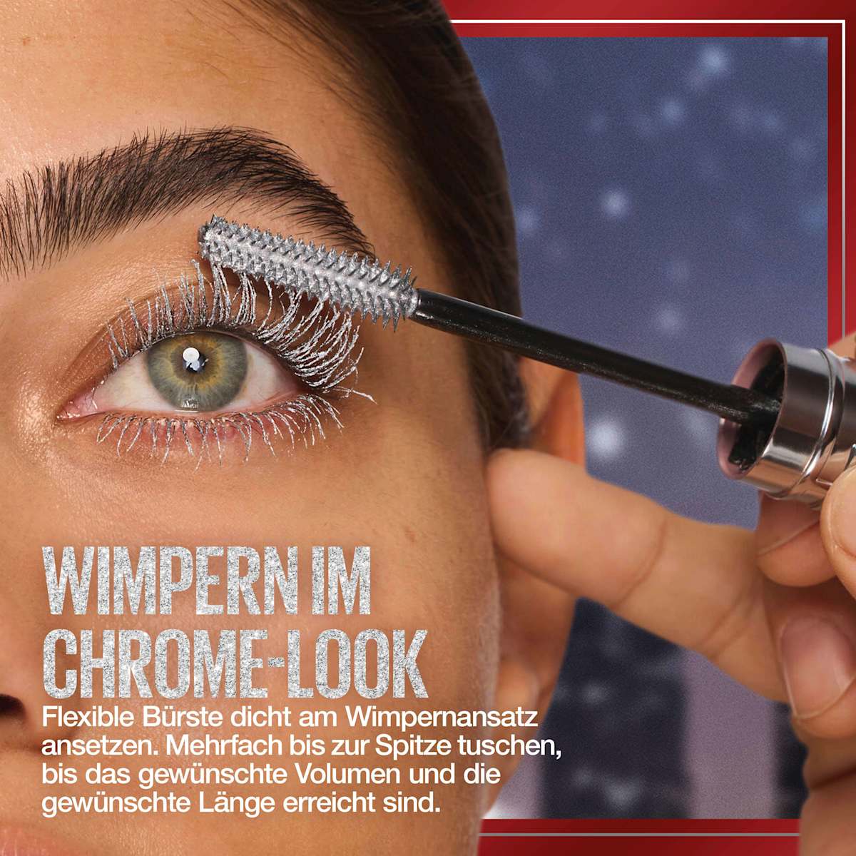 MAYBELLINE NEW YORK Mascara Sky High Silver Chrome, 7,2 ml