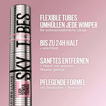 Mascara Sky High Tubes Very Black, 7,2 ml
