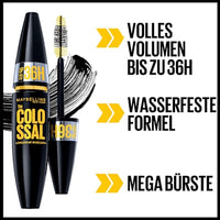 Mascara The Colossal 36H Waterproof Longwear Black, 10 ml