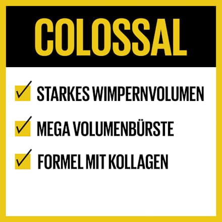 Mascara Volume Express Colossal 01 Black, 10 ml