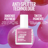 Nagellack Super Stay Ink Bonder 008 Passionate Red, 12 ml