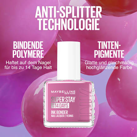 Nagellack Super Stay Ink Bonder 113 Barely Sheer, 12 ml