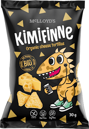 Kindersnack KiMiFiNNe Cheese Tortillas, ab 6 Jahren, 30 g