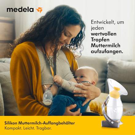 Auffangbehälter für Muttermilch Silikon, 1 St