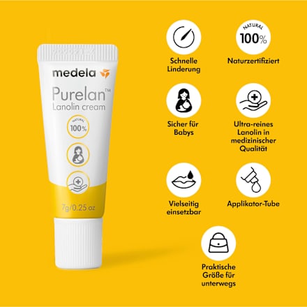 Brustwarzencreme Purelan, 7 g