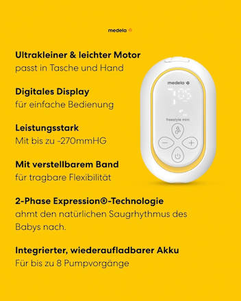 Doppelmilchpumpe Freestyle Mini Hands-free, eletrisch, 1 St