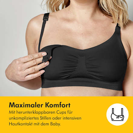 Schwangerschafts- und Still-BH Gr. XL Keep Cool, schwarz, 1 St