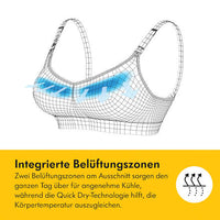 Schwangerschafts- und Still-BH Gr. XL Keep Cool, schwarz, 1 St