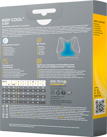 Schwangerschafts- und Still-BH Gr. XL Keep Cool, schwarz, 1 St