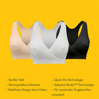 Schwangerschafts- und Still-Bustier Gr. L Keep Cool Sleep, weiß, 1 St