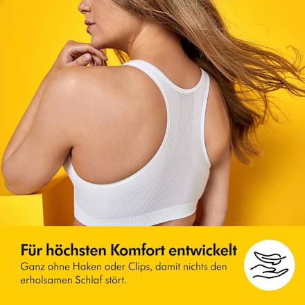 Schwangerschafts- und Still-Bustier Gr. L Keep Cool Sleep, weiß, 1 St