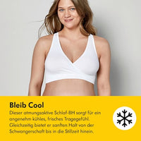Schwangerschafts- und Still-Bustier Gr. L Keep Cool Sleep, weiß, 1 St