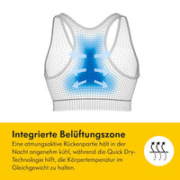 Schwangerschafts- und Still-Bustier Gr. M Keep Cool Sleep, schwarz, 1 St
