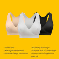 Schwangerschafts- und Still-Bustier Gr. XL Keep Cool Sleep, weiß, 1 St