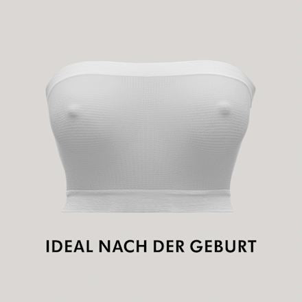Ultraleichtes Brustband weiß, Gr. S/M, 1 St