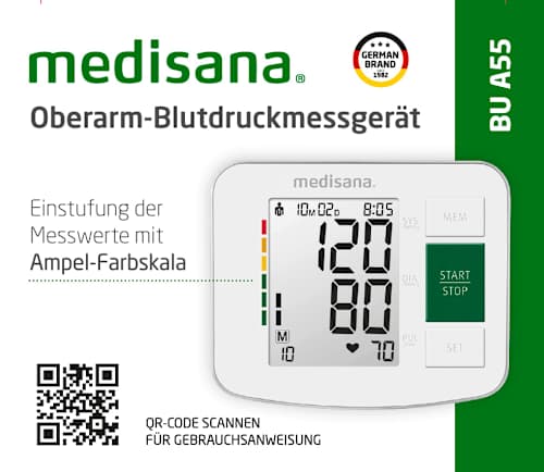Oberarm-Blutdruckmessgerät A55, 1 St