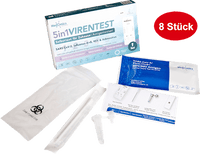 5-in-1 virustest zelftest SARS-CoV-2, Influenza A/B, RSV &amp; Adenovirus, 8 stuks