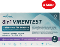 Medomics 8in1 Kombi Virentest Selbsttest, 8 St