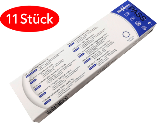 Corona Schnelltest Selbsttest, 11 St Medomics
