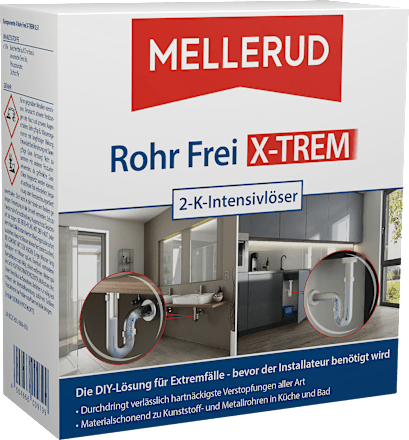 Pijpreiniger Pipe Free X-trem 2-componenten intensief oplosmiddel (2 x 0,5 l), 1 l