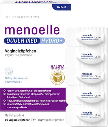 Vaginalzäpfchen Hydro+, 10 St