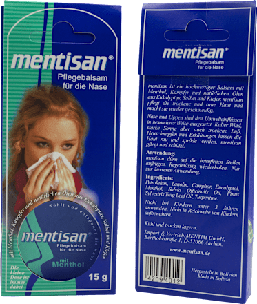 Pflegebalsam für die Nase mit Menthol, 15 g
