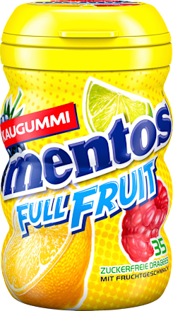 Kaugummi, Full Fruit, zuckerfrei (35 Stück), 70 g