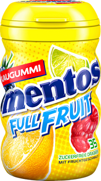 Kaugummi, Full Fruit, zuckerfrei (35 Stück), 70 g